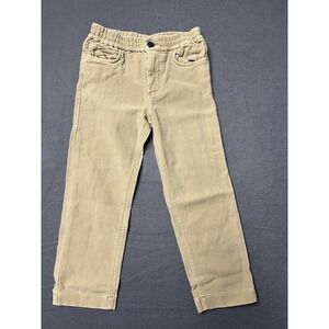 Faherty Stretch Terry‎ Jeans Kids Size 5 Beige Tan 5 Pkt Design Cotton NWOT
